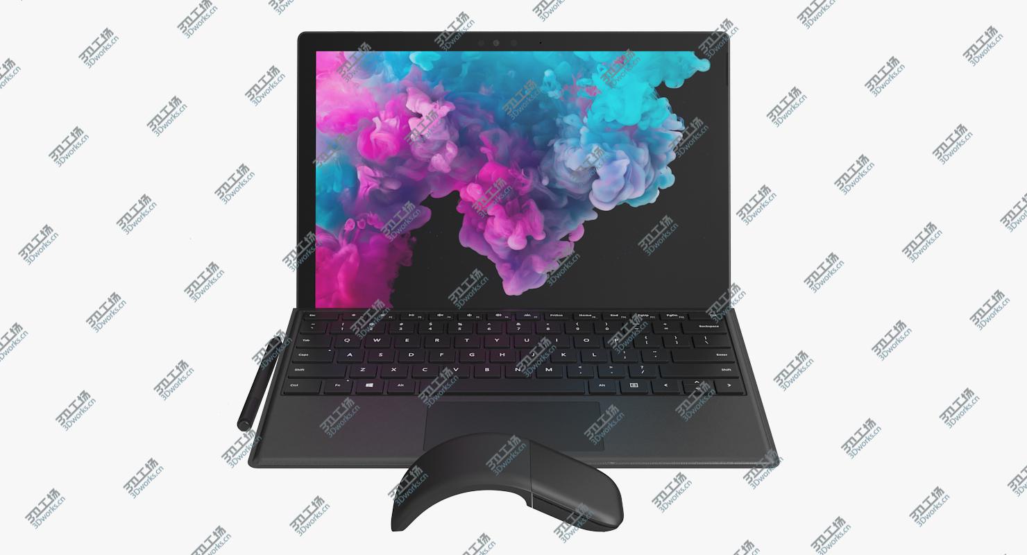 images/goods_img/202105072/3D Microsoft Surface Pro 6 - Type Covers & Mouse & Pen All Colors (Rigged & Animated)/3.jpg